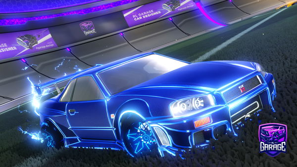 A Rocket League car design from Fu2rE