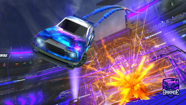 A Rocket League car design from LegendZay12