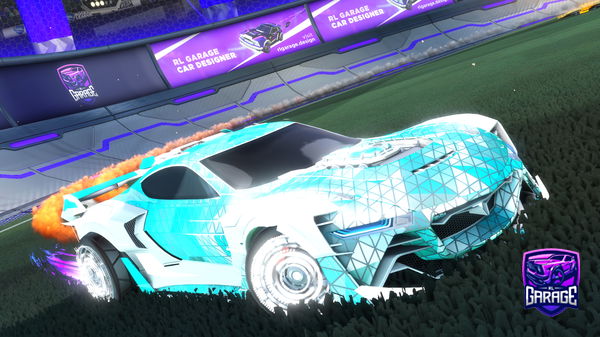 A Rocket League car design from _Jagged_