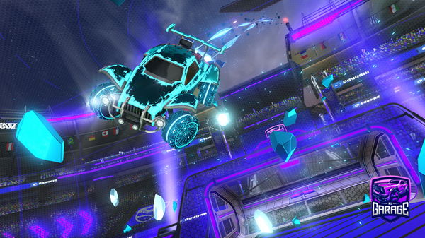 A Rocket League car design from Waleed92