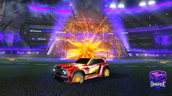 A Rocket League car design from KN4lVR