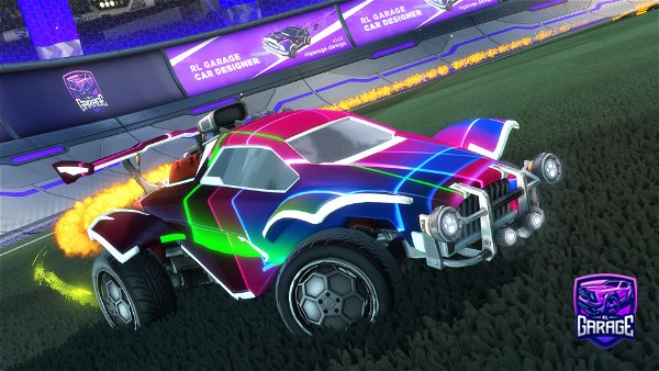 A Rocket League car design from Imma_salty