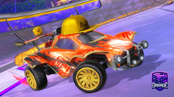 A Rocket League car design from KittyKattGaming