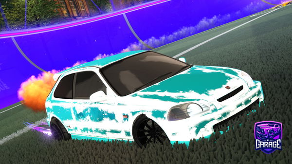 A Rocket League car design from KaeMaia