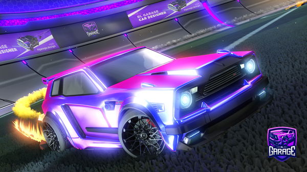 A Rocket League car design from Crack_Dora