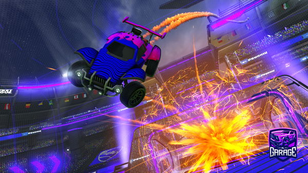 A Rocket League car design from ObliteroiD