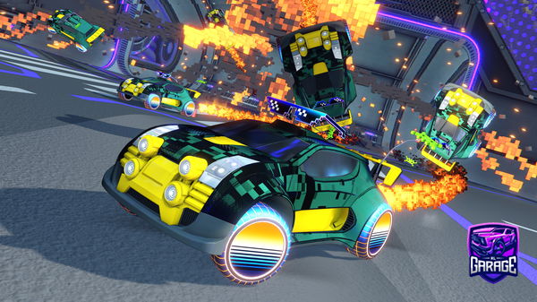 A Rocket League car design from TheYeetClan