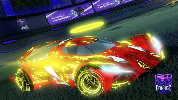 A Rocket League car design from Synixity
