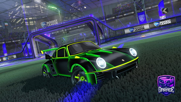A Rocket League car design from alldayboricua