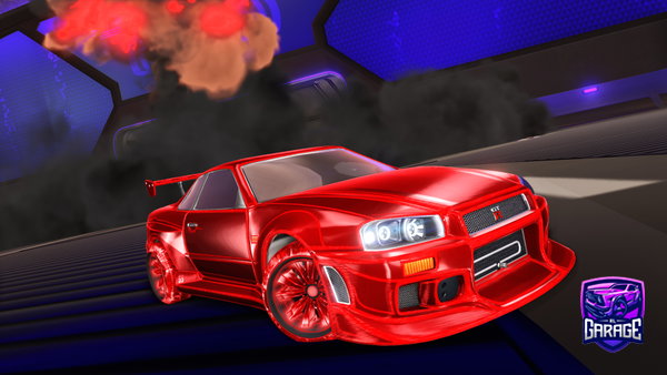 A Rocket League car design from To_ziom_xd