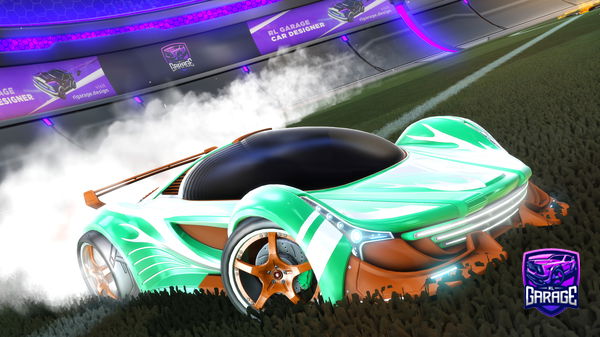 A Rocket League car design from raaloor160