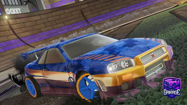 A Rocket League car design from Sytux132