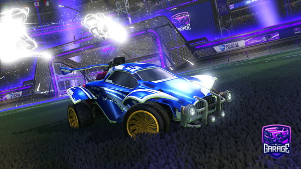 A Rocket League car design from Thediamondred12