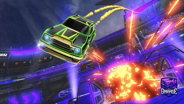 A Rocket League car design from Tomachi