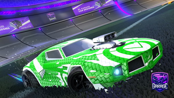 A Rocket League car design from MTGX