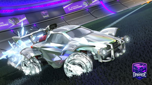 A Rocket League car design from hazardkill723