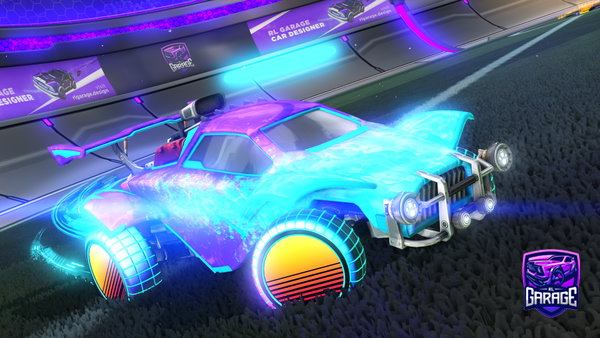 A Rocket League car design from Afterburnist