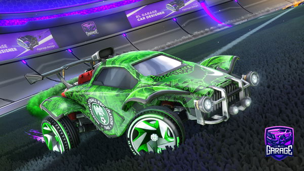 A Rocket League car design from Paid-Shell