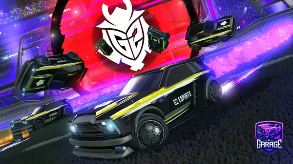 A Rocket League car design from Monster_Np