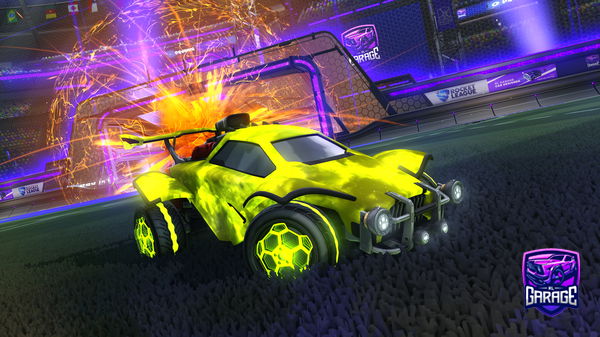 A Rocket League car design from INFCosmic