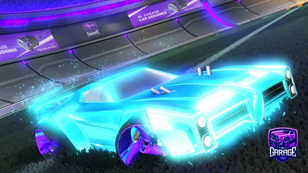 A Rocket League car design from Cosplash