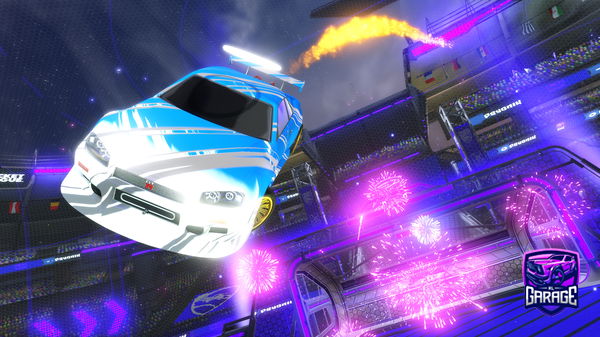 A Rocket League car design from ARS32