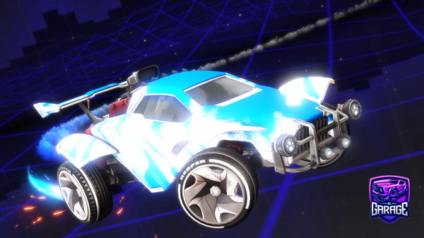 A Rocket League car design from HeadValk