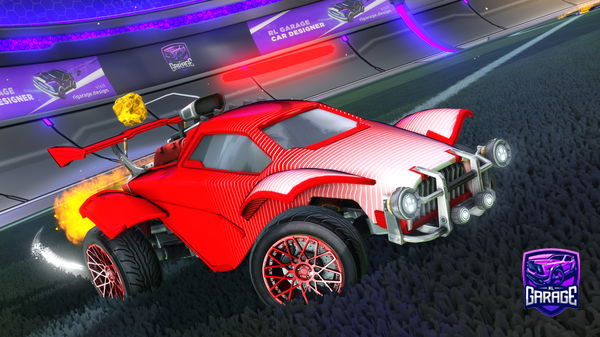 A Rocket League car design from SilverRL_