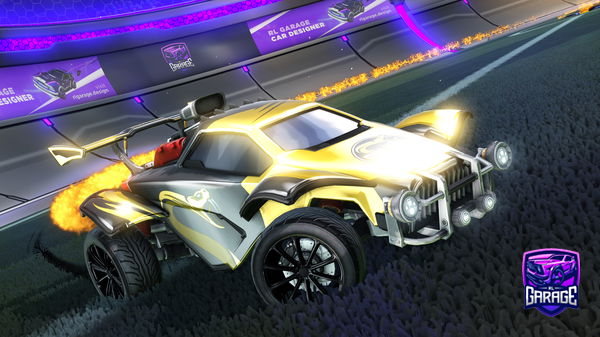 A Rocket League car design from ggNOT