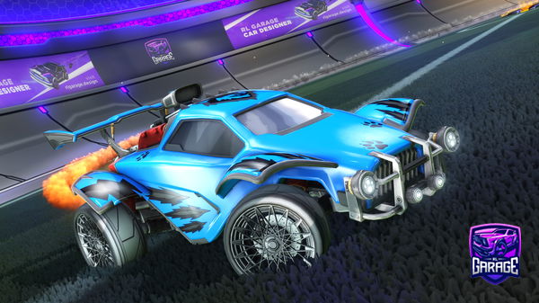 A Rocket League car design from ITFC_Chendall