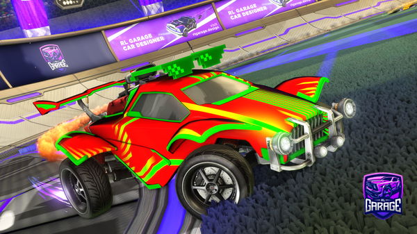 A Rocket League car design from PlatySnakeYT11