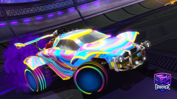 A Rocket League car design from PwrRJSB