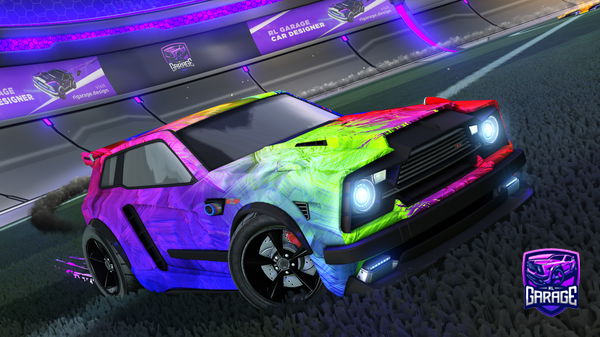 A Rocket League car design from Zr4me