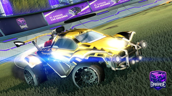 A Rocket League car design from ThereIsNoNameNIS