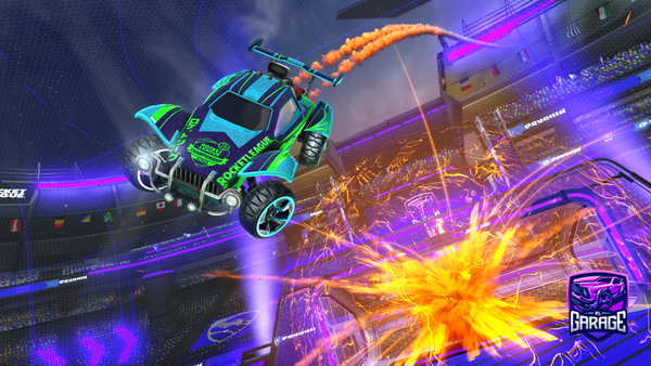 A Rocket League car design from mwkj