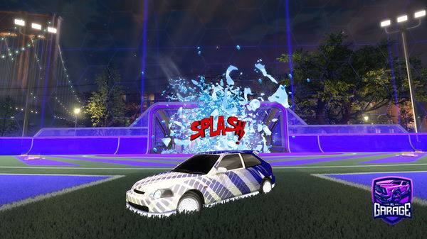 A Rocket League car design from Ishowsplashy