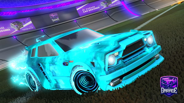 A Rocket League car design from BillyRobbo