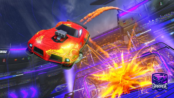 A Rocket League car design from awieneke23
