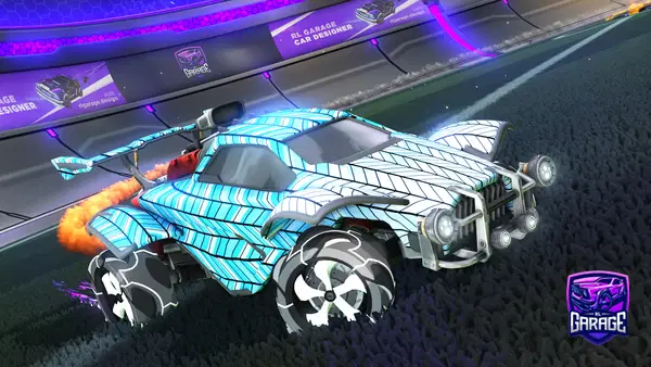 A Rocket League car design from Tilger_Br