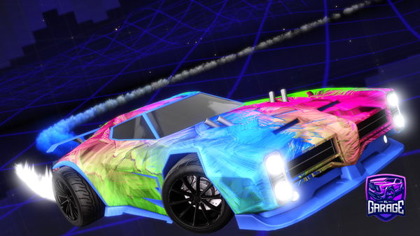 A Rocket League car design from MessiIsBlack