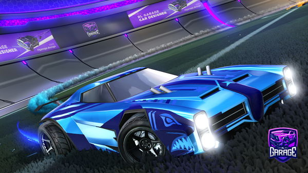 A Rocket League car design from iteachii