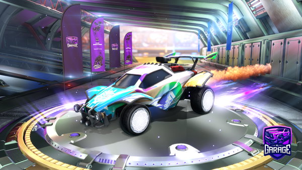 A Rocket League car design from Wahid786v