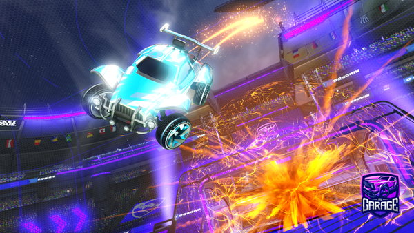 A Rocket League car design from Purplecheese575
