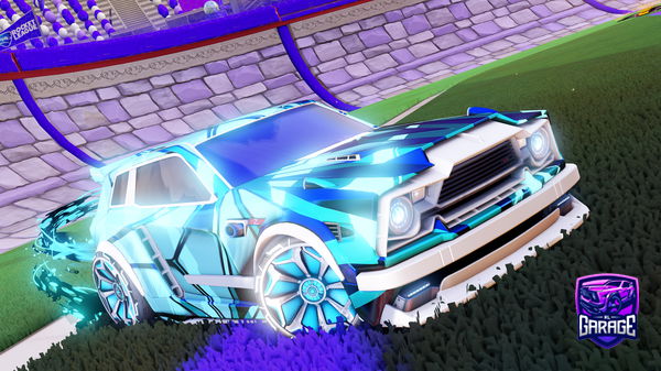 A Rocket League car design from Cosplash