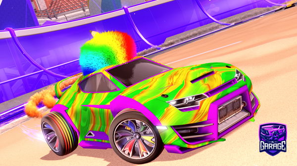 A Rocket League car design from ilessthanthreesusJesus