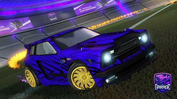 A Rocket League car design from RickLeaderYT