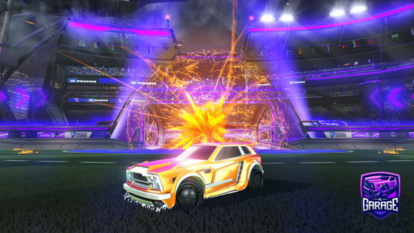 A Rocket League car design from XproH709