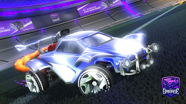 A Rocket League car design from VstarGamer