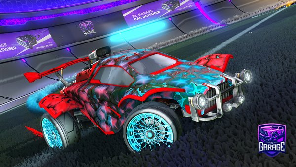 A Rocket League car design from Clapped_by_GERT