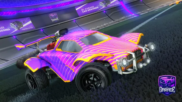 A Rocket League car design from DudeWhot